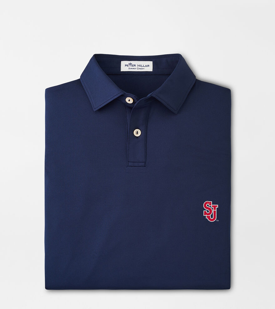 St. John's University Youth Solid Performance Jersey Polo image number 1