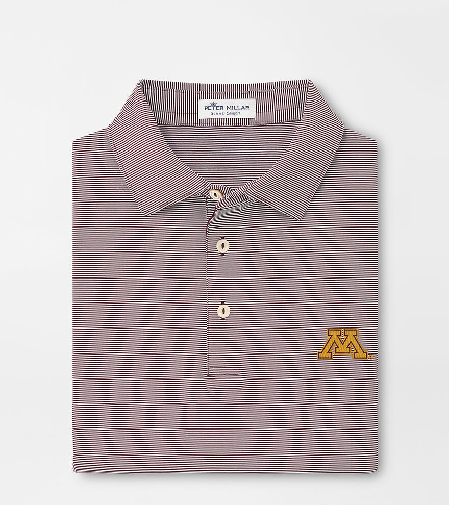 Minnesota Jubilee Stripe Performance Polo image number 1