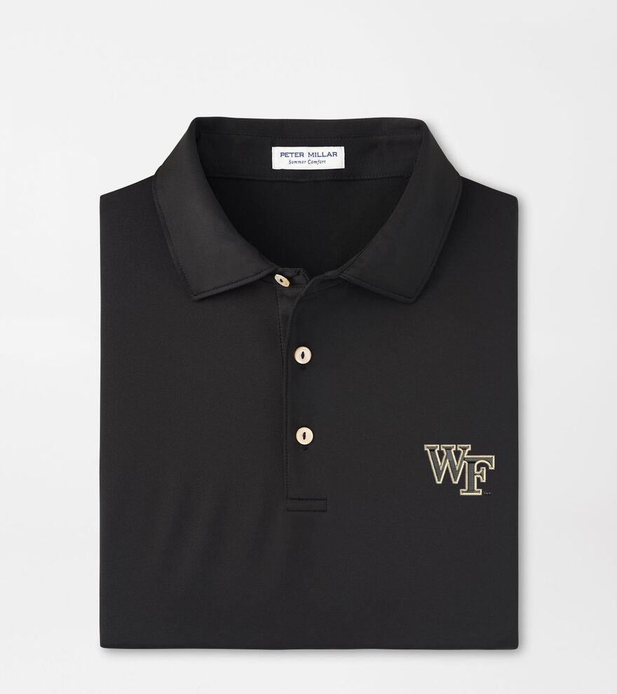 Wake Forest Solid Performance Jersey Polo image number 1