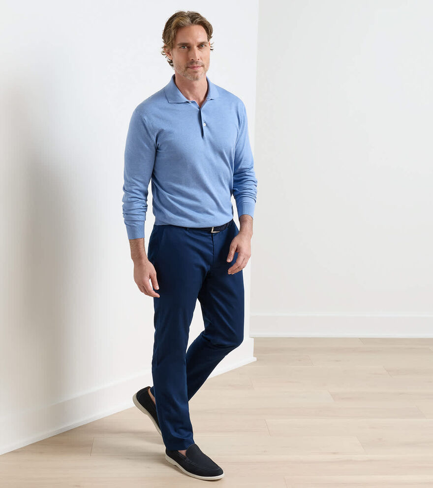 Mariner Sea Island Flat Front Chino image number 2