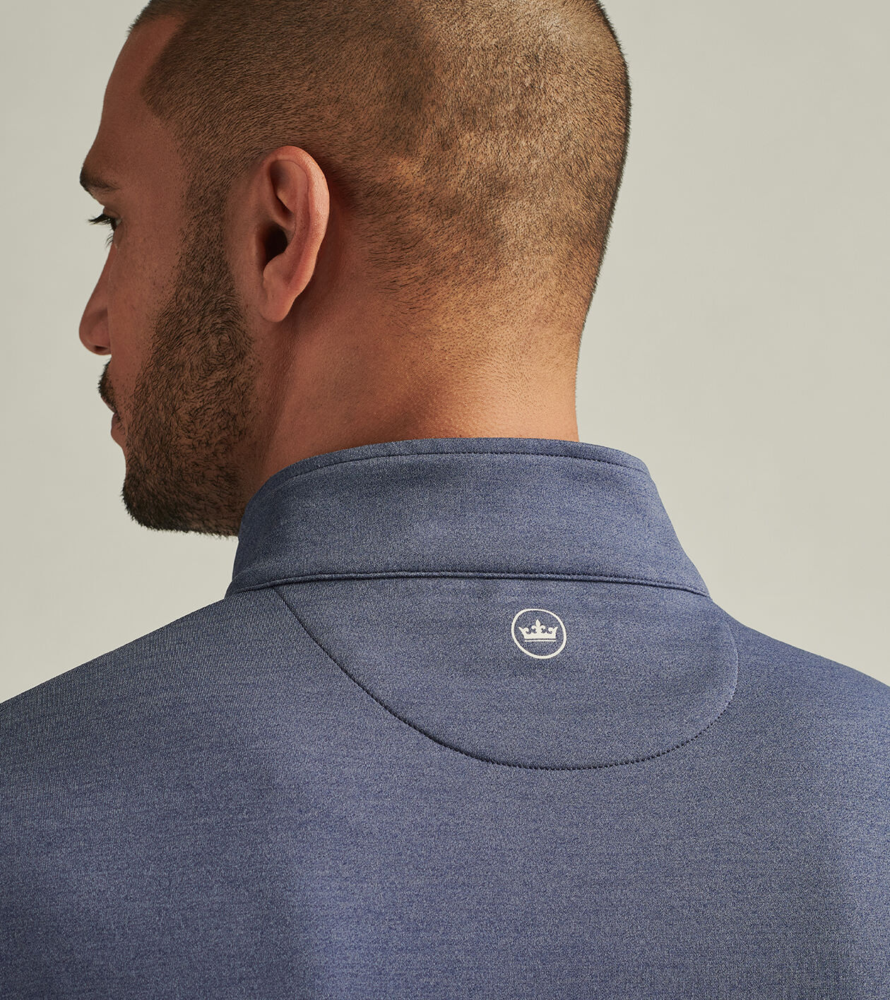 Perth Mélange Performance Quarter-Zip | Men's Pullovers