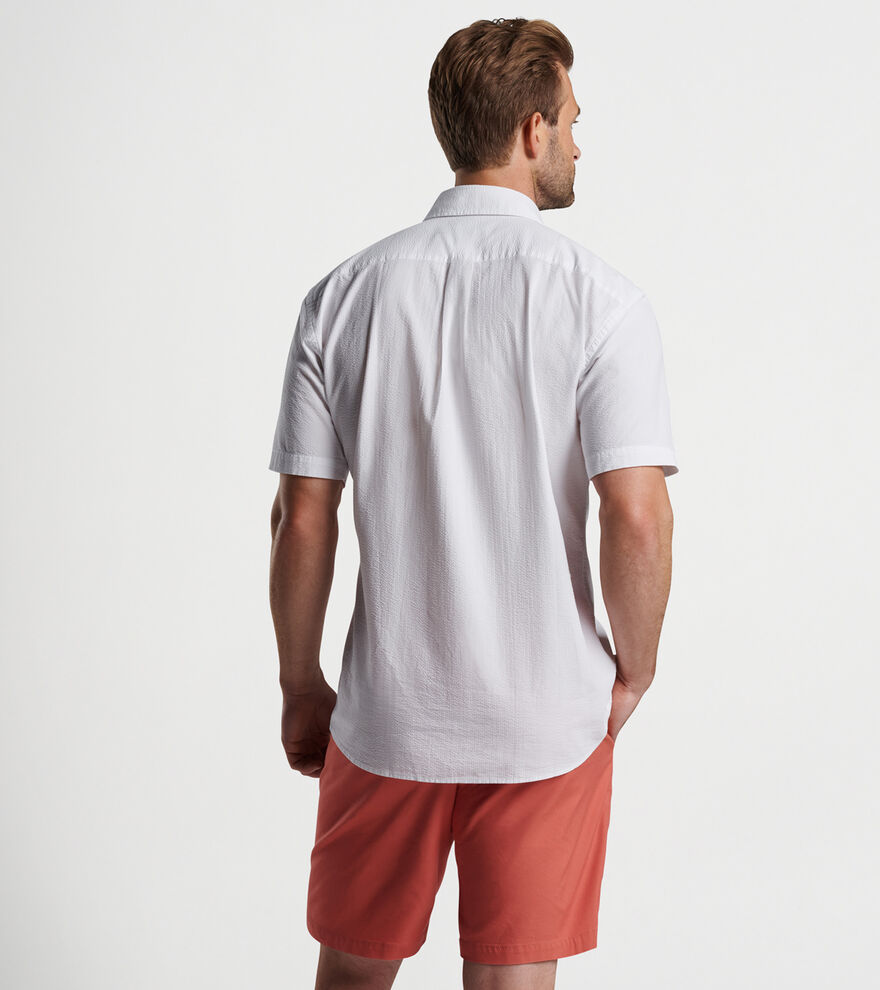Seaward Seersucker Cotton Sport Shirt image number 3