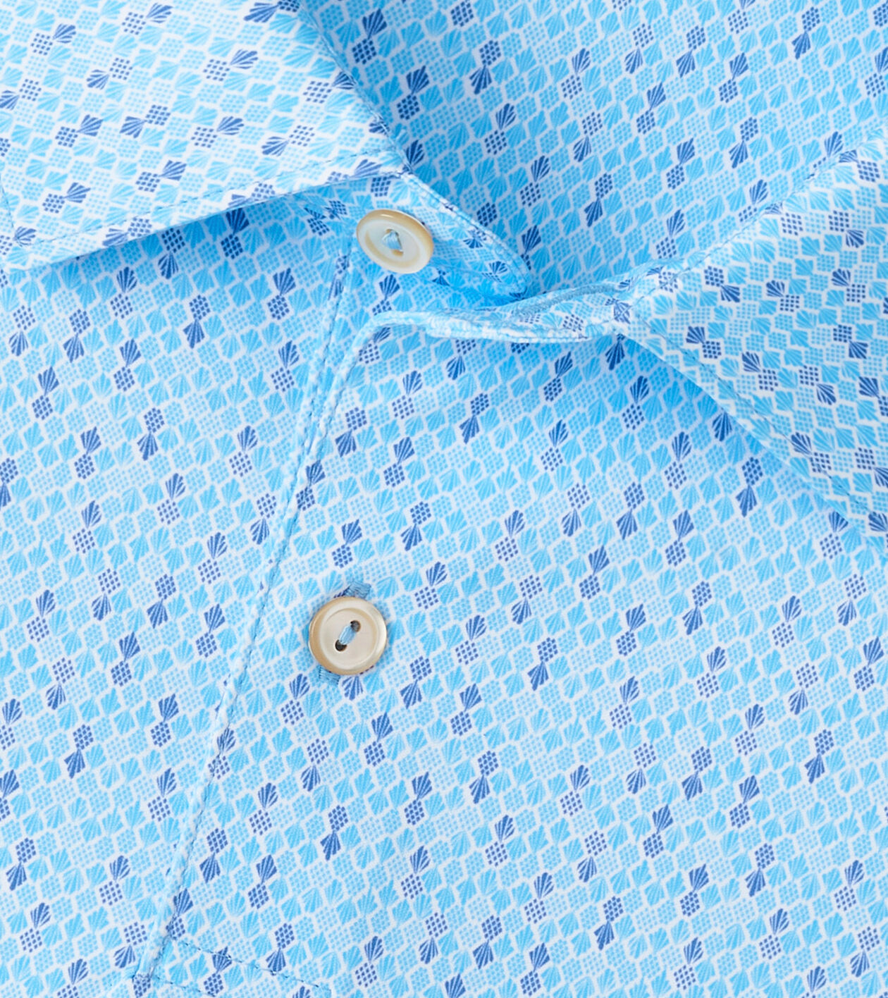 Featherweight Pineapple Mosaic Performance Polo | Men's Polos