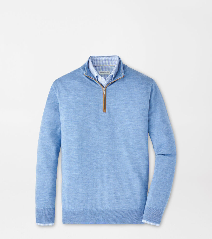 Autumn Crest Suede Trim Quarter-Zip image number 1
