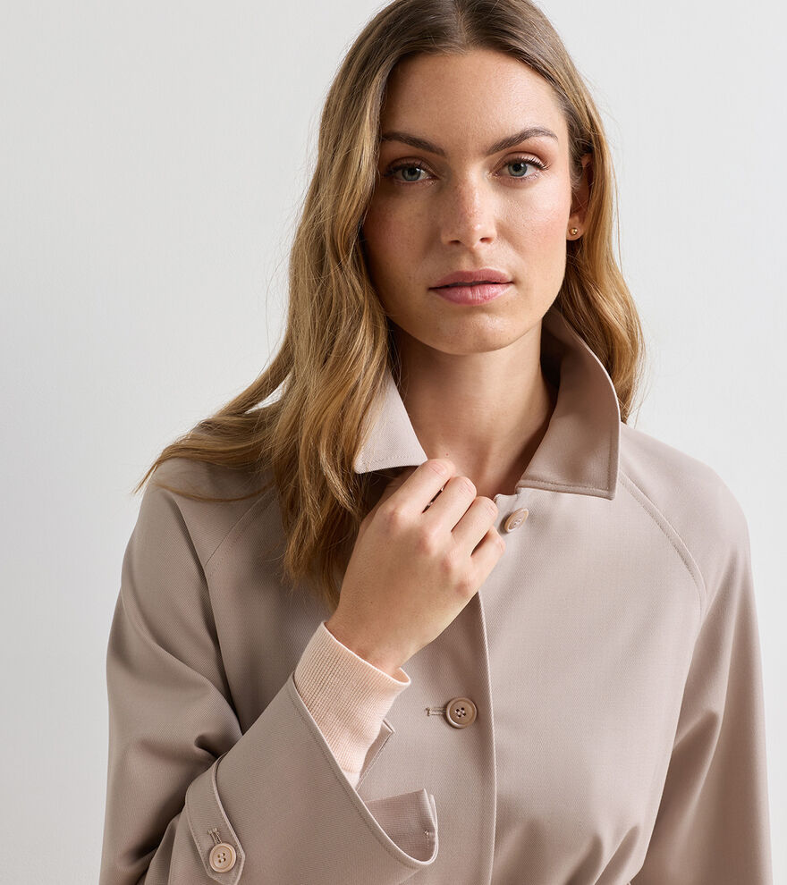 Brigitte Stretch Twill Trench Coat image number 6