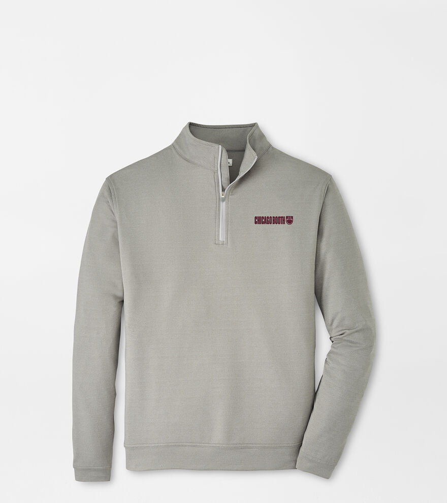 Chicago Booth Perth Mélange Performance Quarter-Zip image number 1