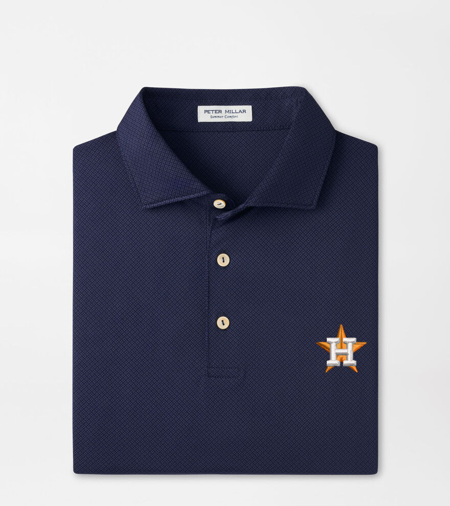 Houston Astros Hugo Performance Jersey Polo image number 1
