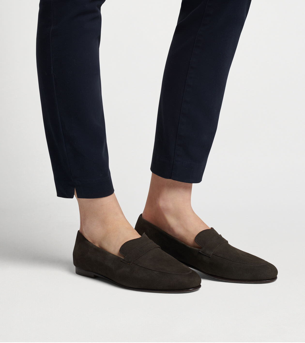 Amble Suede Penny Loafer Men s Shoes Peter Millar