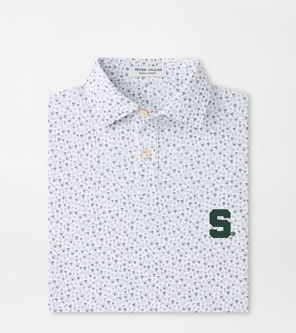 Michigan State Buzzer Beater Youth Performance Jersey Polo