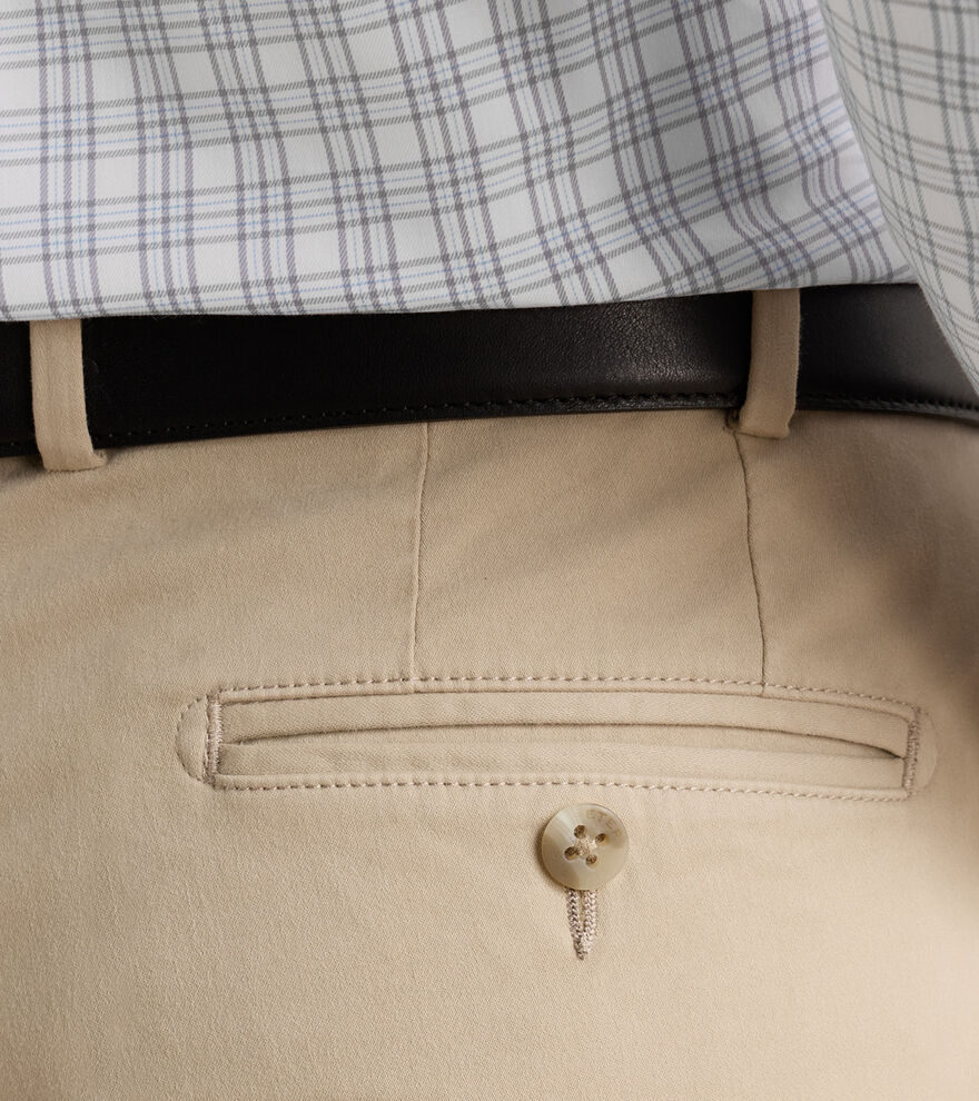 Signature Sateen Flat Front Trouser image number 4