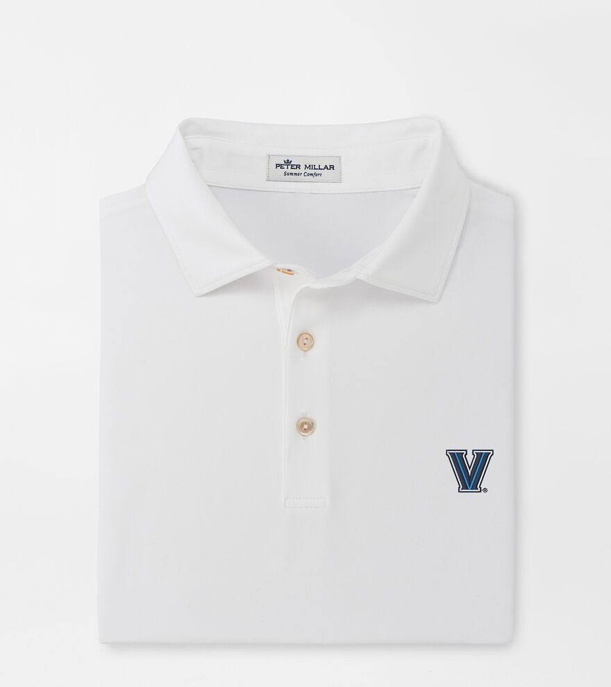 Villanova Solid Performance Jersey Polo (Sean Self Collar) image number 1