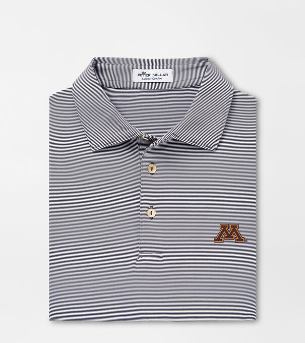 Minnesota Jubilee Stripe Performance Polo