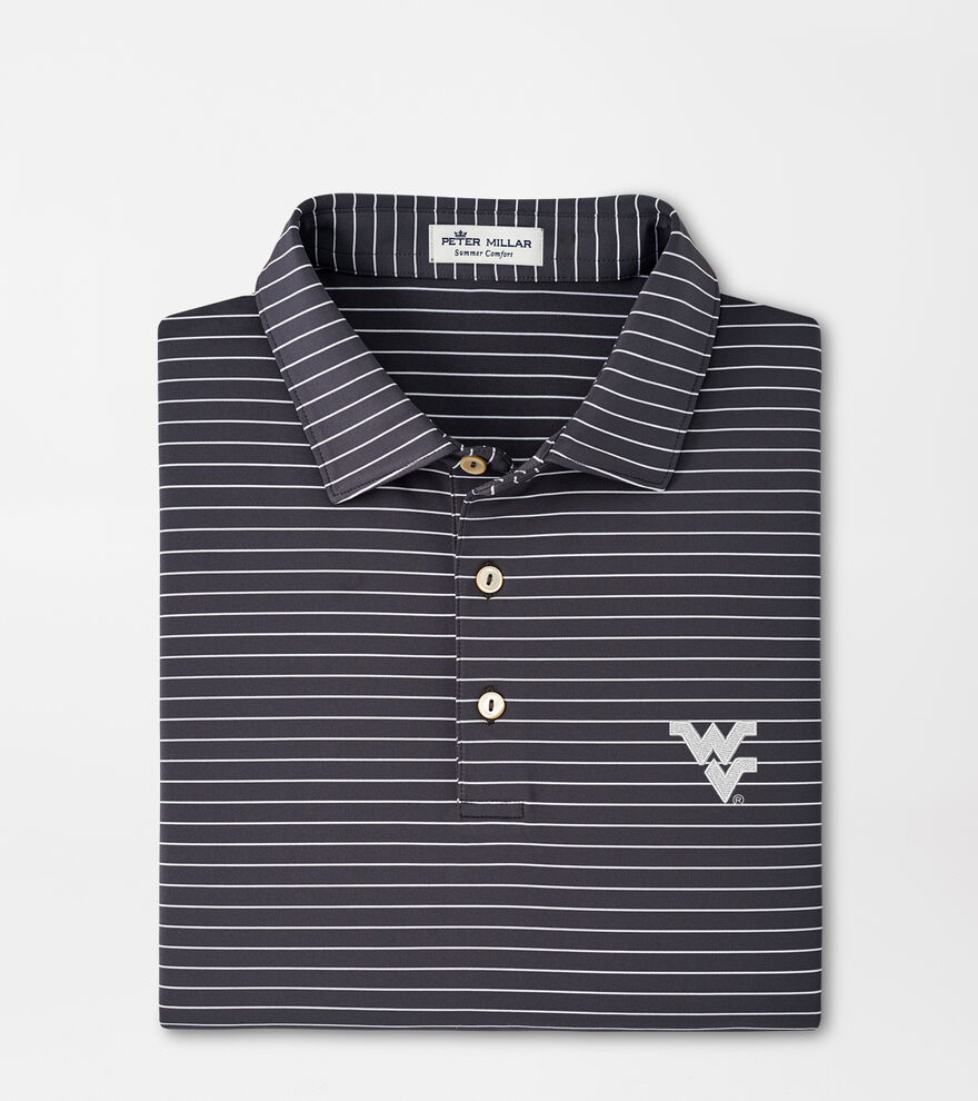 West Virginia Crafty Performance Jersey Polo image number 1