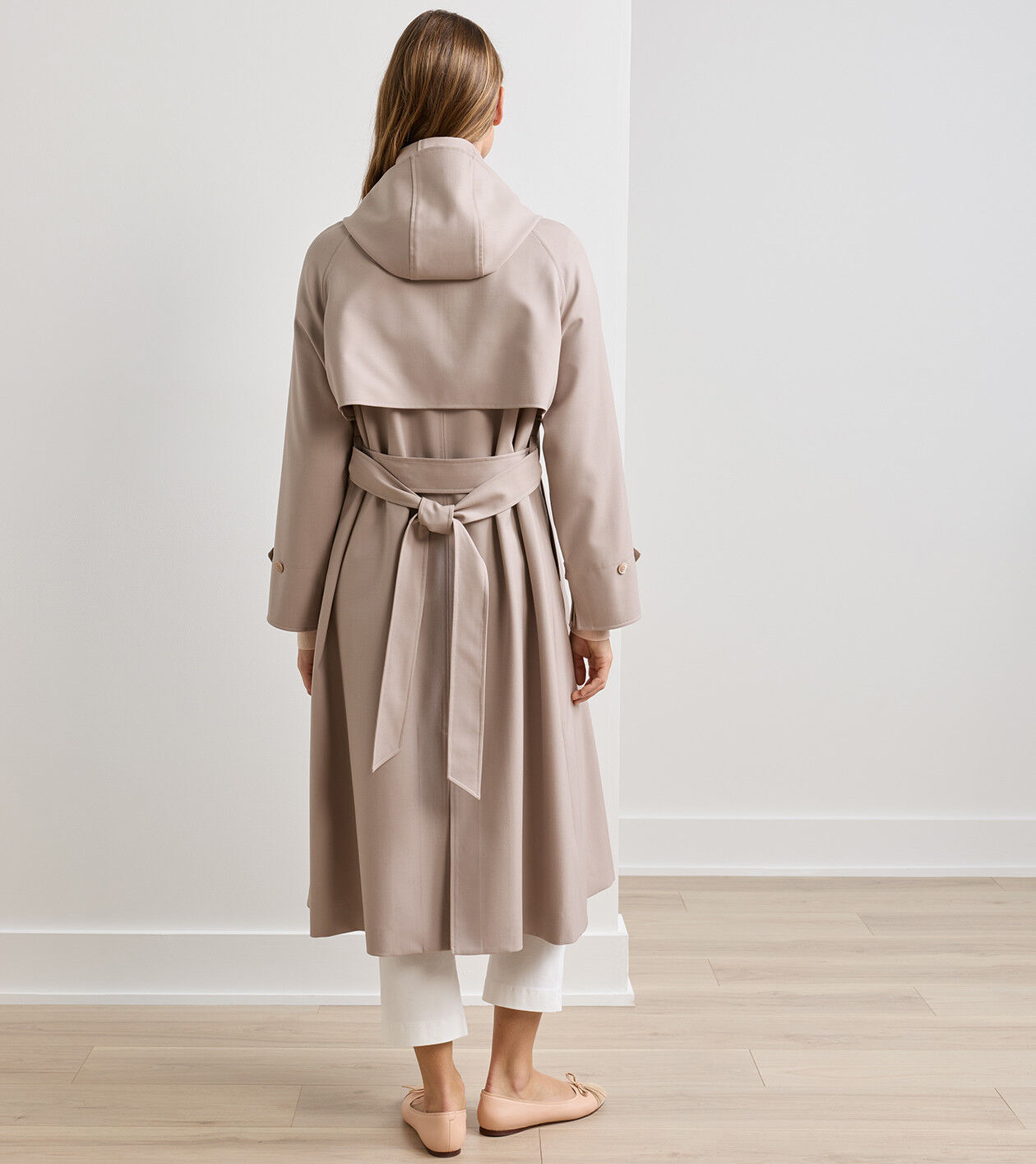 Brigitte Stretch Twill Trench Coat | Women's Outerwear | Peter Millar