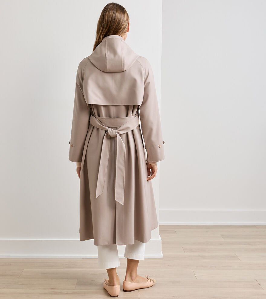 Brigitte Stretch Twill Trench Coat image number 3
