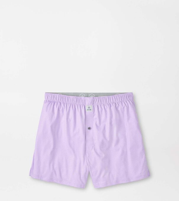 Gingham Performance Boxer Short