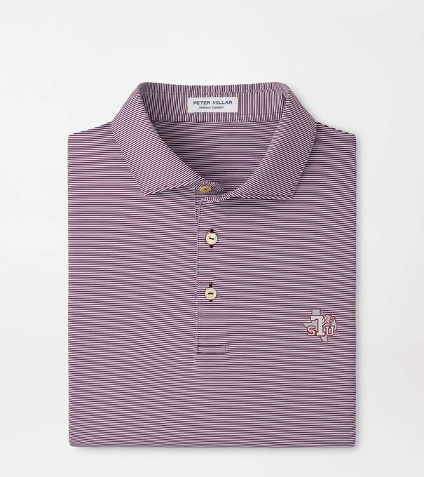 Texas Southern Jubilee Stripe Performance Polo