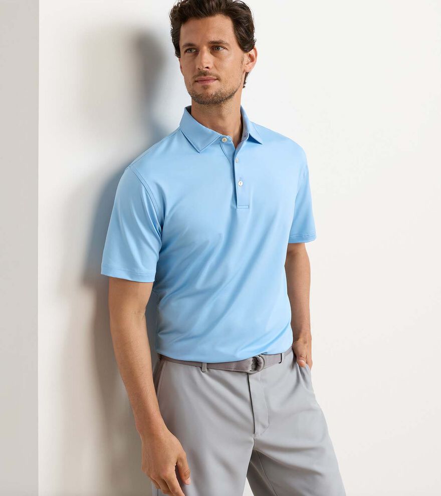 Solid Performance Jersey Polo image number 2