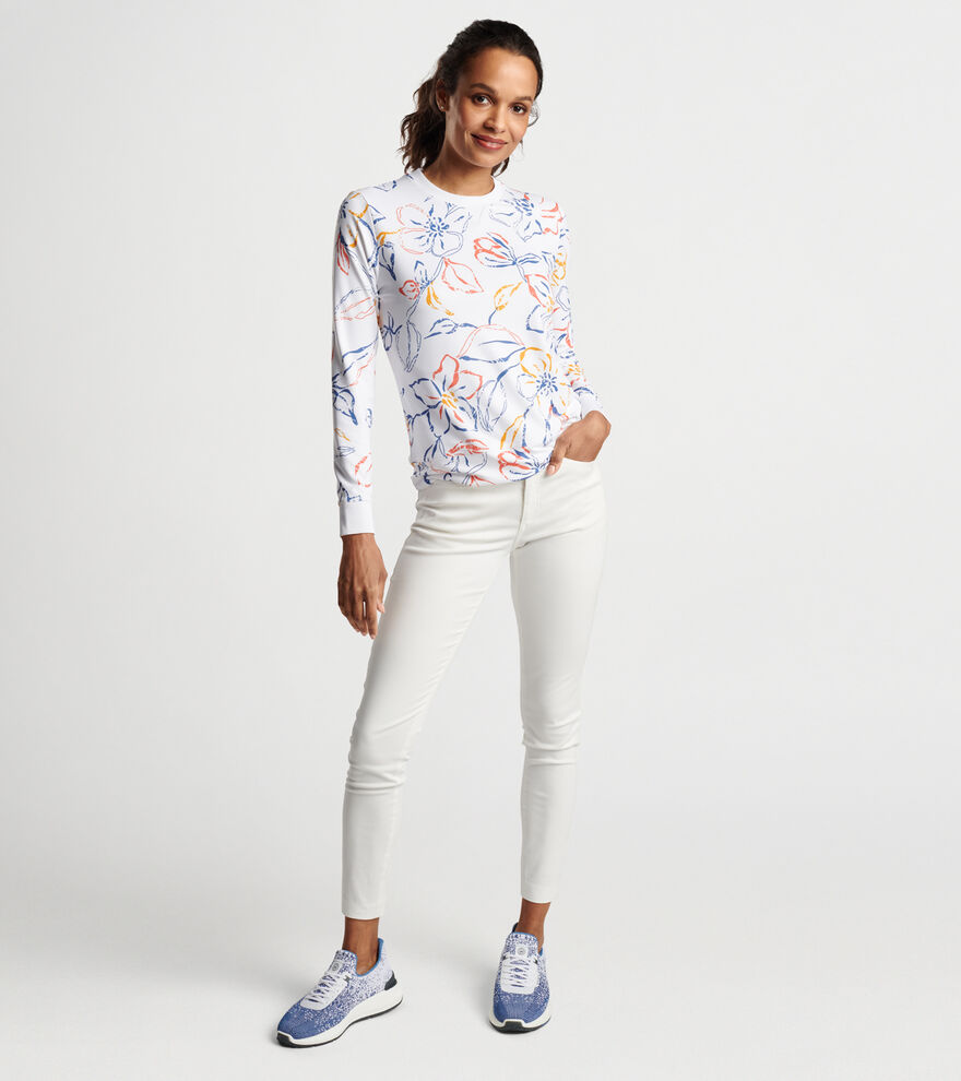 Birdie Multi Floral Sport Sweatshirt image number 2
