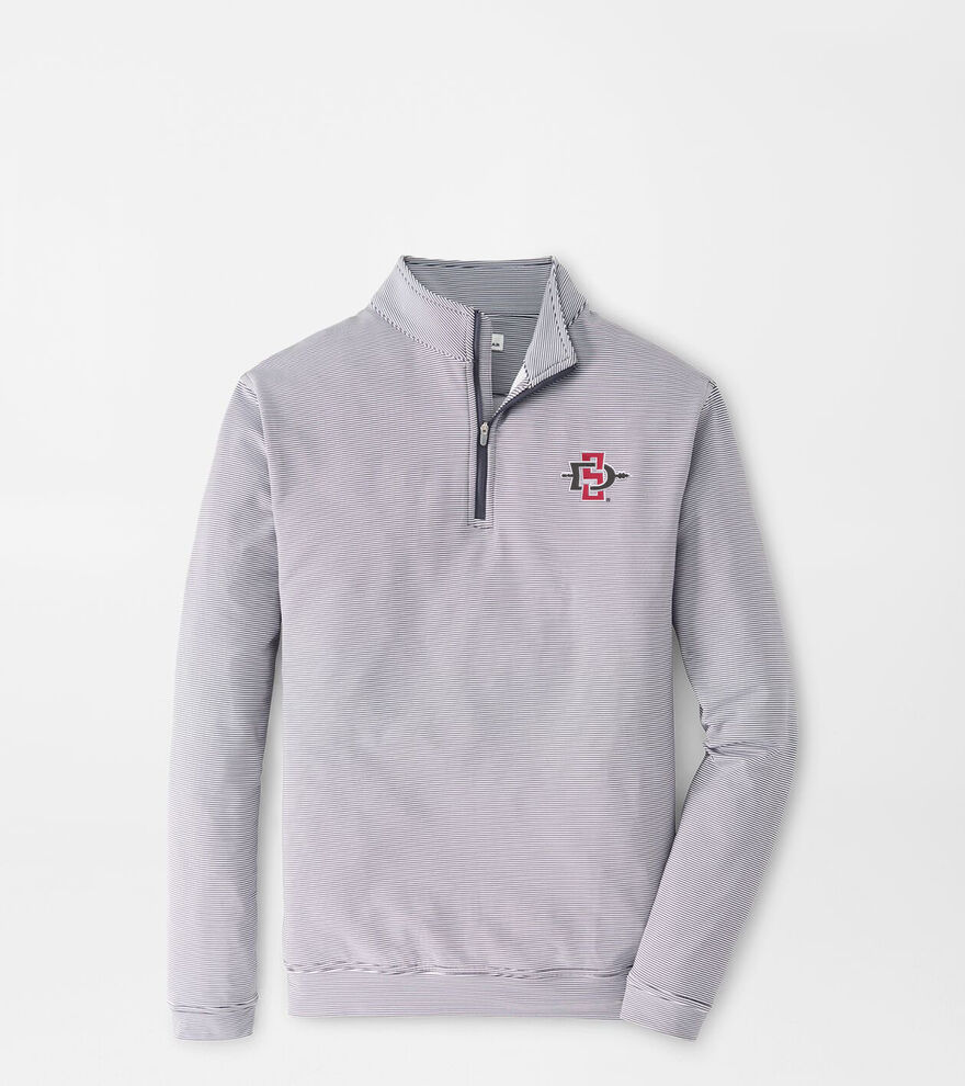 San Diego State Perth Mini-Stripe Performance Pullover image number 1