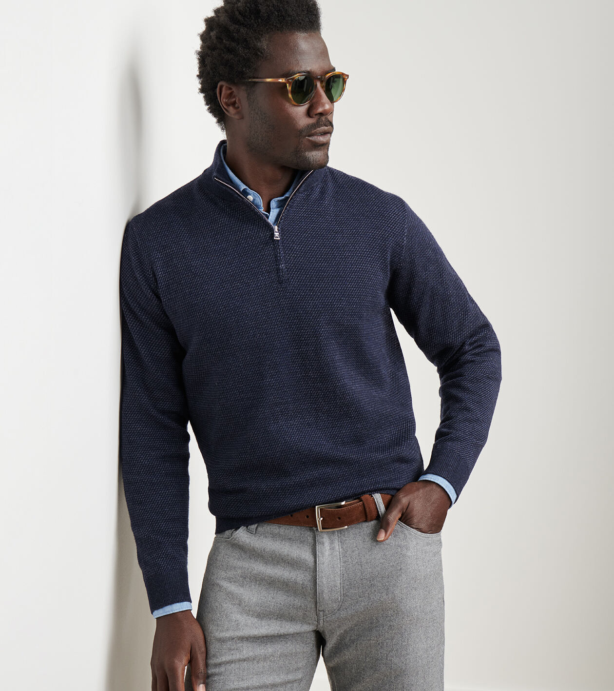 Keene Quarter-Zip Sweater | Men's Sweaters | Peter Millar