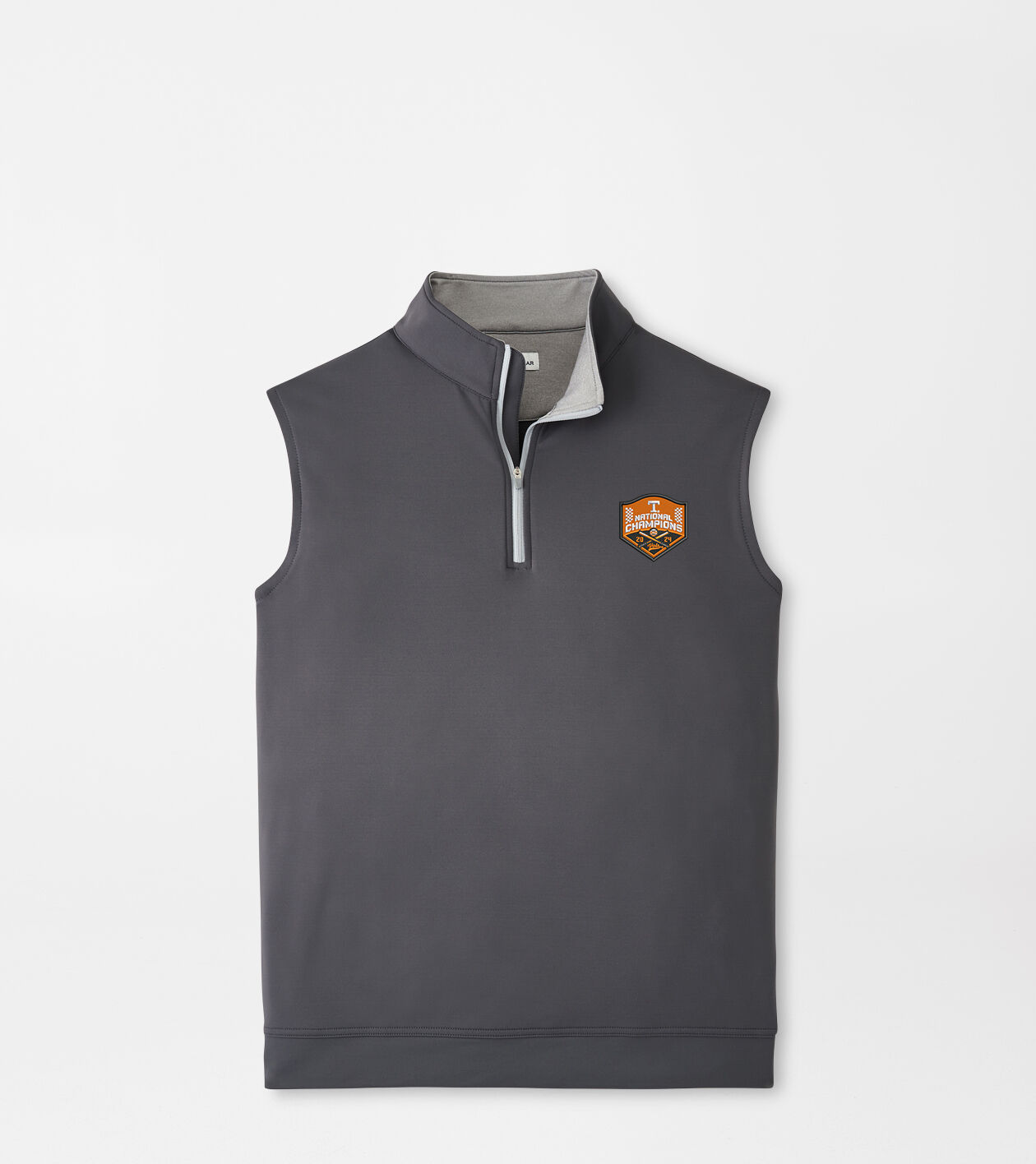 Tennessee College World Series Galway Stretch Loop Terry Quarter Zip Vest Men s MLB Apparel Peter Millar