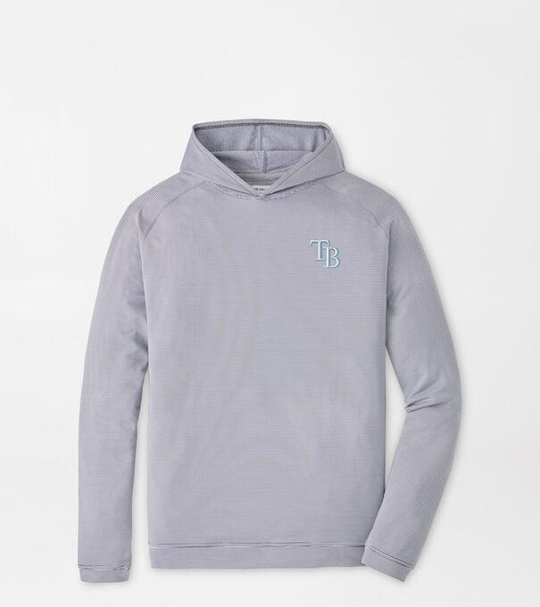 Tampa Bay Rays Pine Sugar Stripe Performance Hoodie