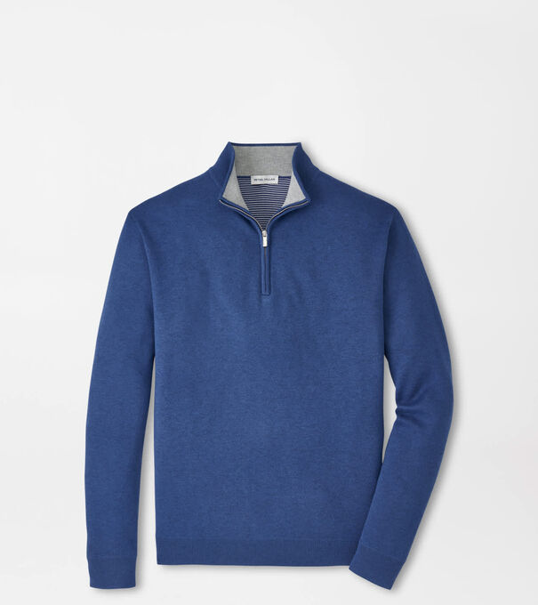 Coolspun Lite Cotton Quarter-Zip Sweater
