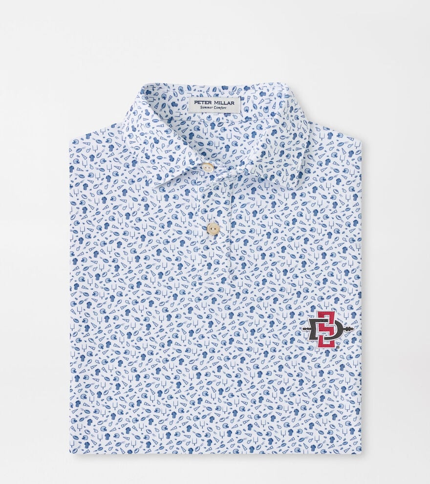 San Diego State Kick Off Youth Performance Jersey Polo image number 1