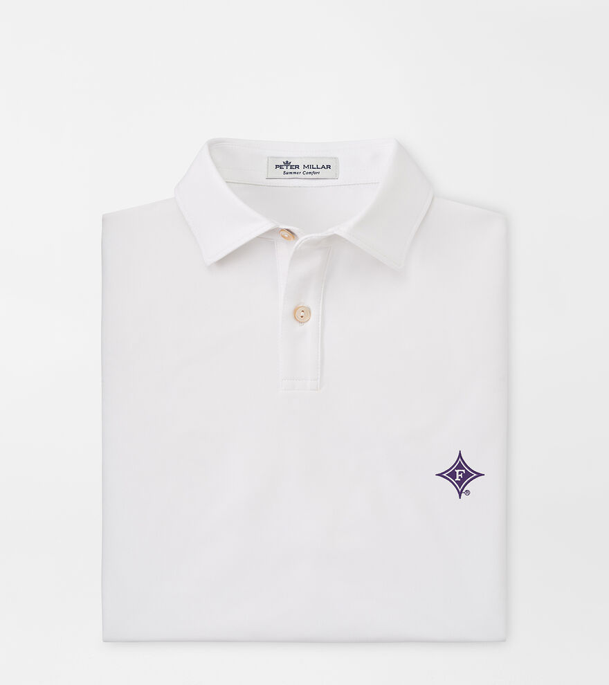 Furman Youth Solid Performance Jersey Polo image number 1