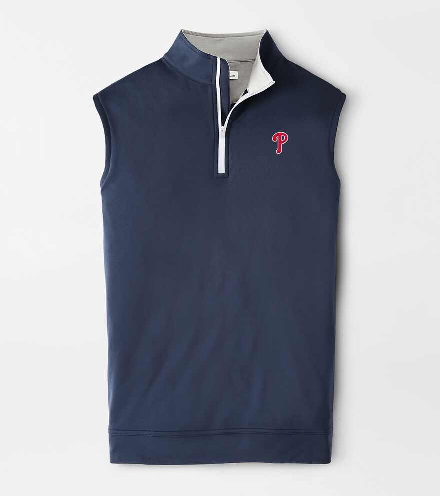 Philadelphia Phillies Galway Performance Quarter-Zip Vest image number 1