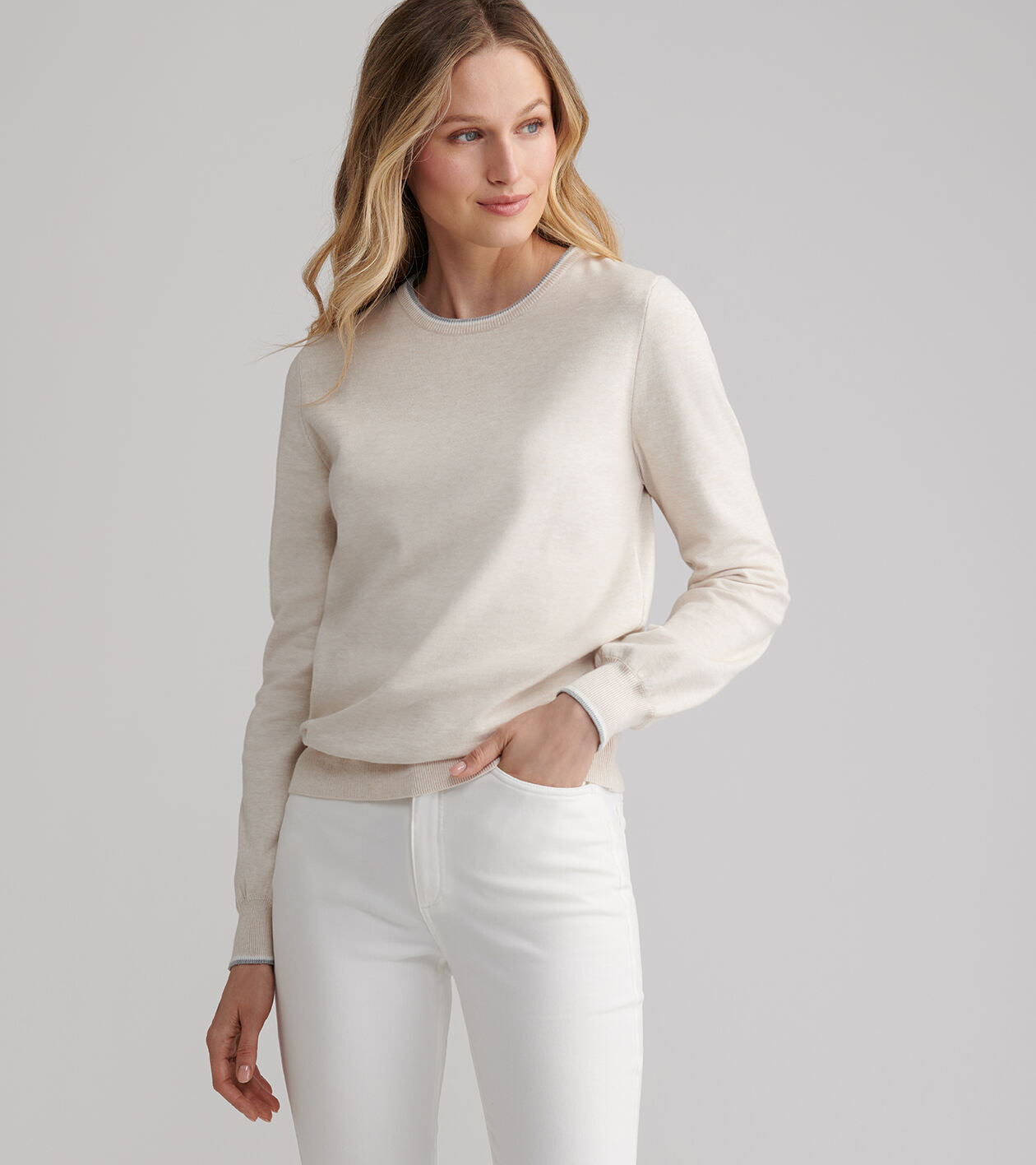 トップス everyone light weight SS cotton crew Lightweight Cotton Crew-Neck T-Shirt | Banana Republic
