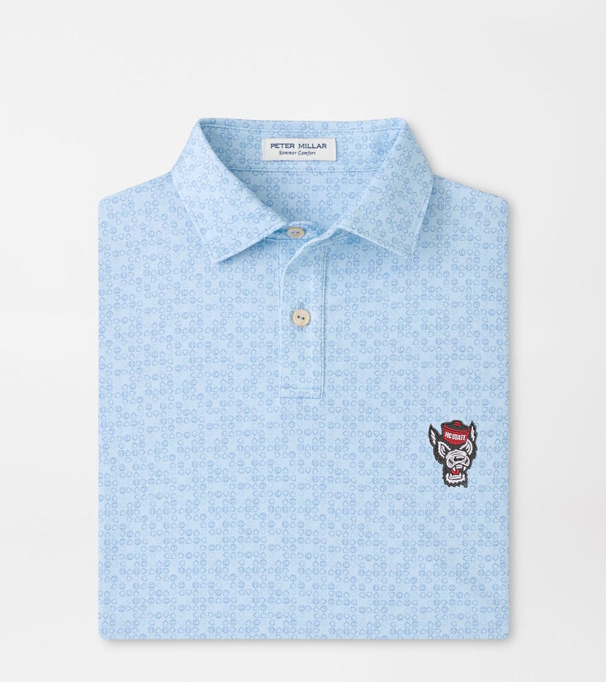 NC State Wolfpack Bases Loaded Youth Performance Jersey Polo image number 1