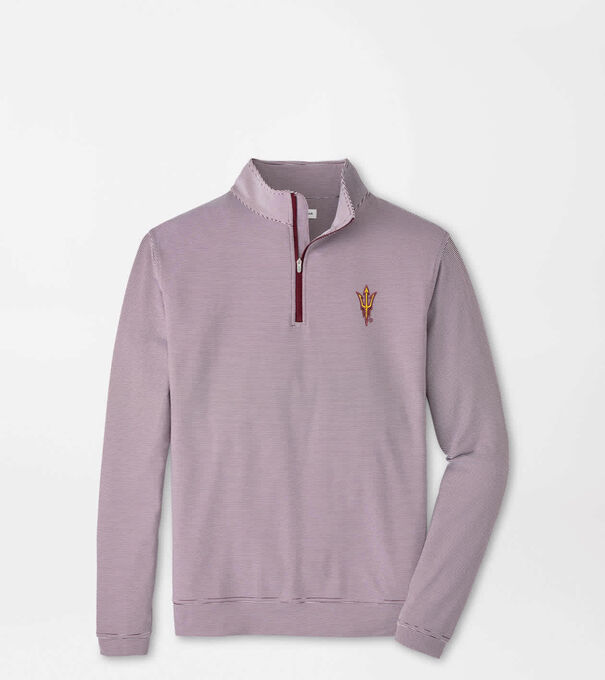 Arizona State Perth Sugar Stripe Performance Quarter-Zip
