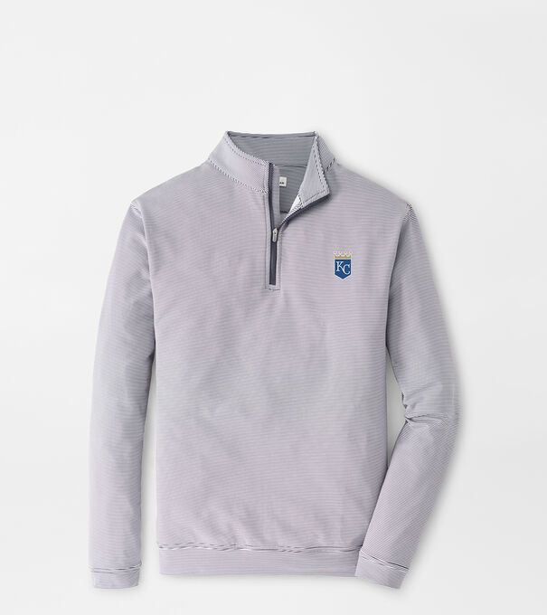 Kansas City Royals Perth Sugar Stripe Performance Quarter-Zip