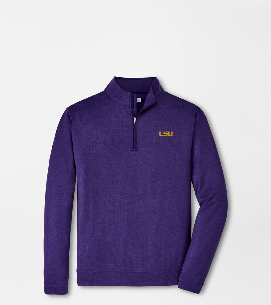LSU Perth Stitch Performance Quarter-Zip image number 1