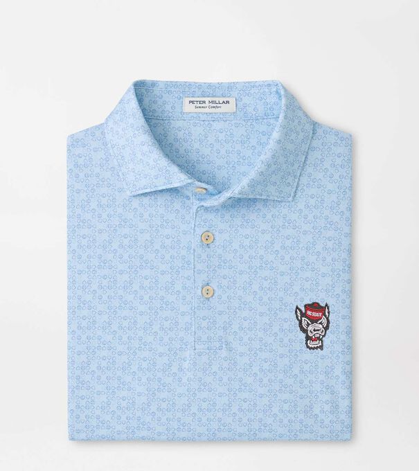 NC State Wolfpack Bases Loaded Performance Jersey Polo