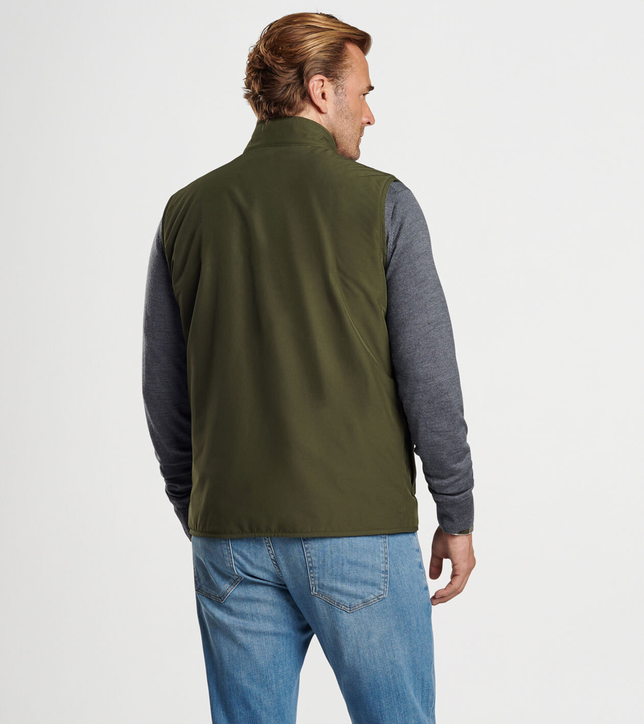 Brentwood Reversible Fleece Vest | Men's Vests | Peter Millar