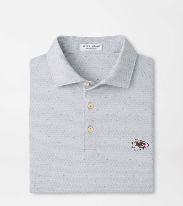 Kansas City Chiefs On The Ball Performance Jersey Polo