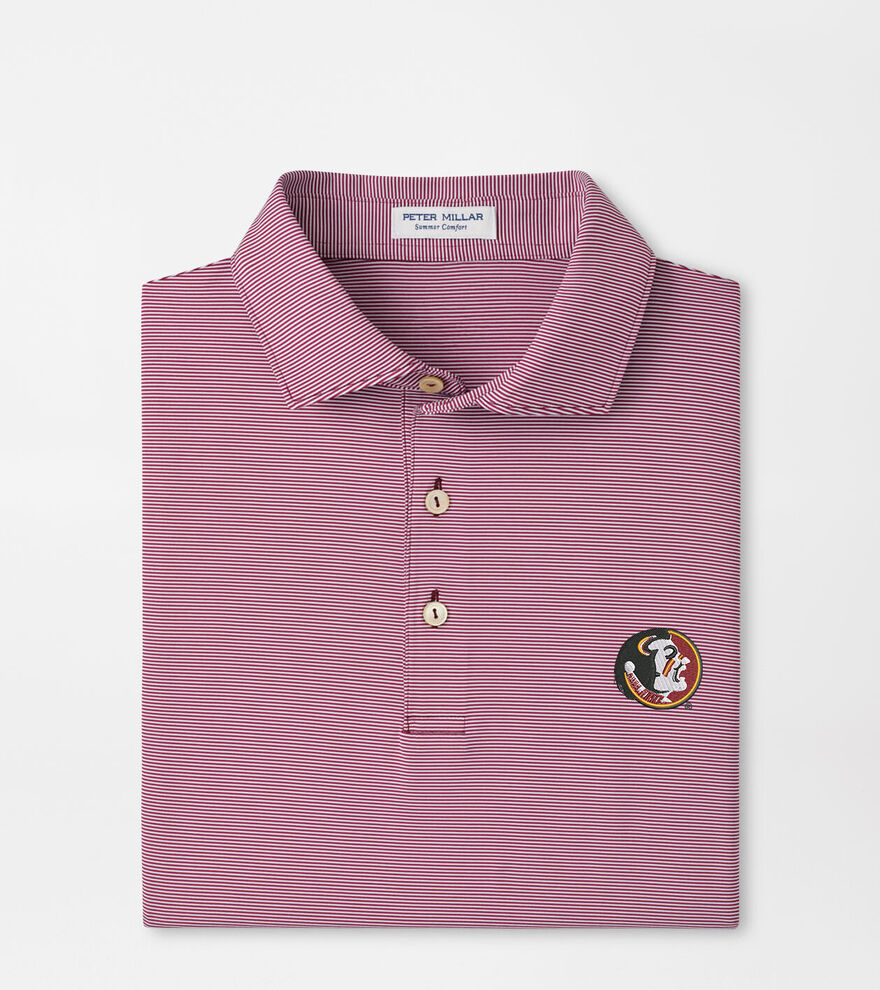 Florida State Vault Jubilee Stripe Performance Polo image number 1