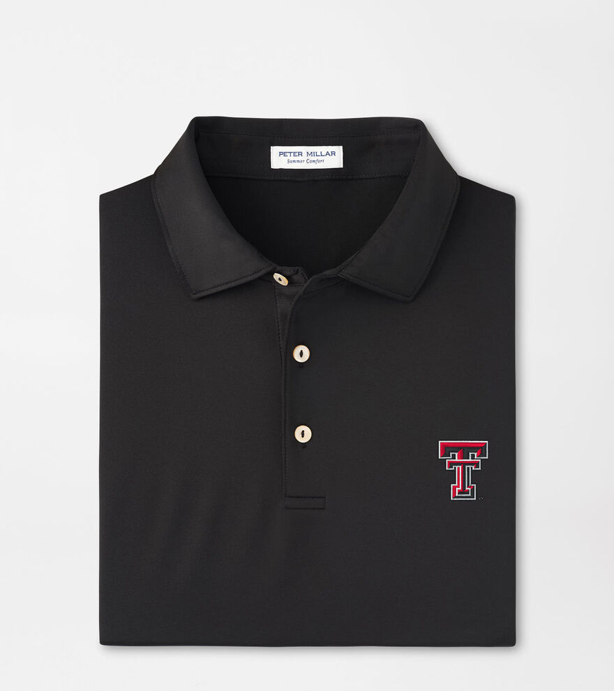 Texas Tech Solid Performance Jersey Polo