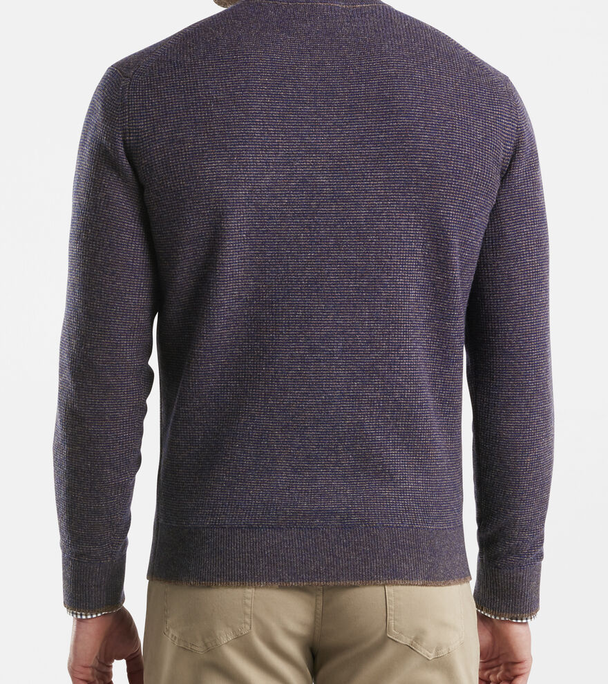 Wool-Cashmere Quarter-Zip Sweater image number 3