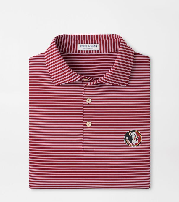 Florida State Vault Tiebreaker Performance Jersey Stripe Polo