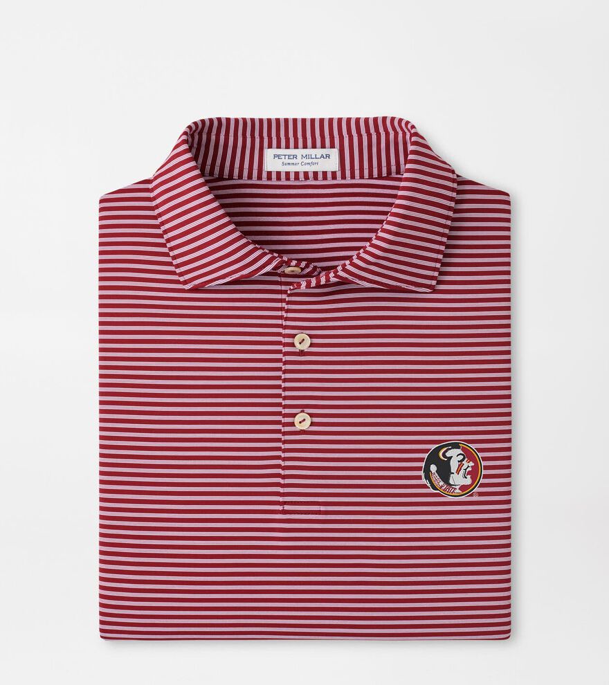 Florida State Vault Tiebreaker Performance Jersey Stripe Polo