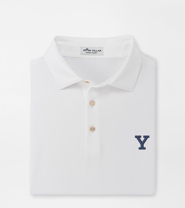 Yale Solid Performance Jersey Polo