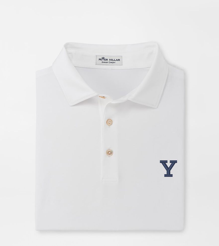 Yale Solid Performance Jersey Polo