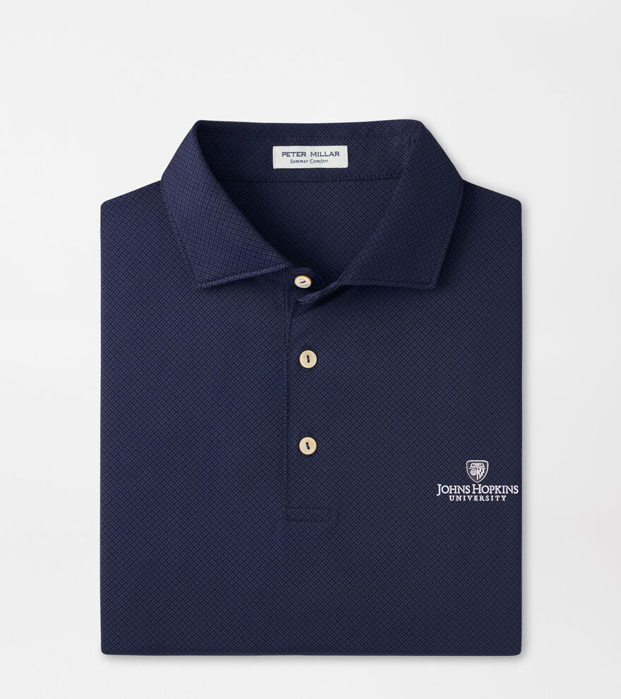 Johns Hopkins University Hugo Performance Jersey Polo image number 1