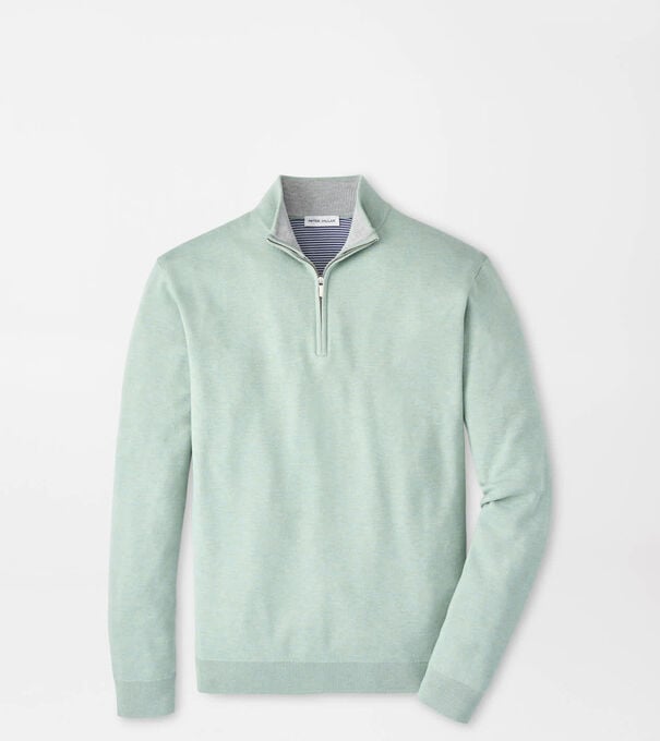 Coolspun Lite Cotton Quarter-Zip Sweater