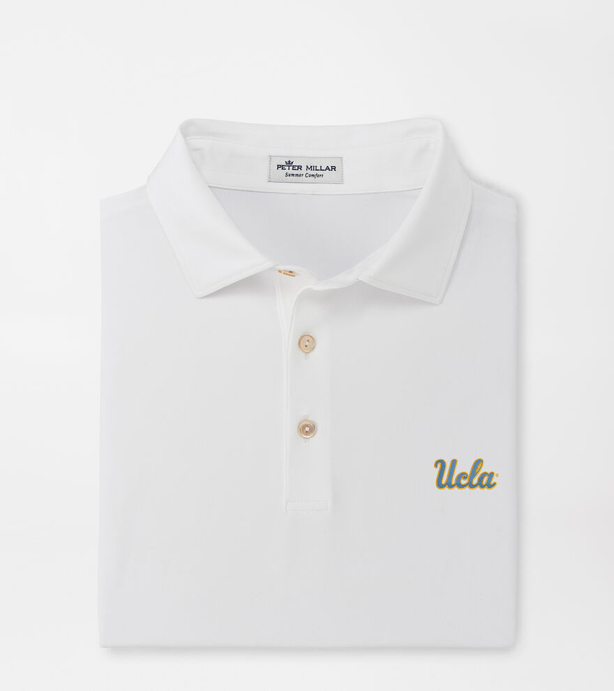 UCLA Solid Performance Jersey Polo (Sean Self Collar) image number 1