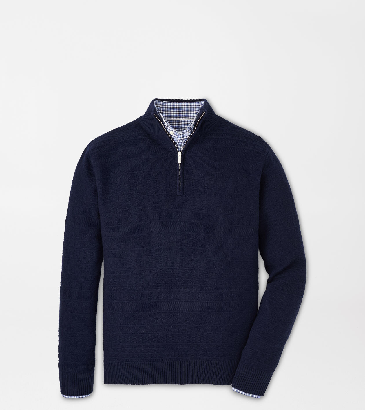 Crescent Texture Quarter Zip Sweater Men s Pullovers Hoodies Peter Millar
